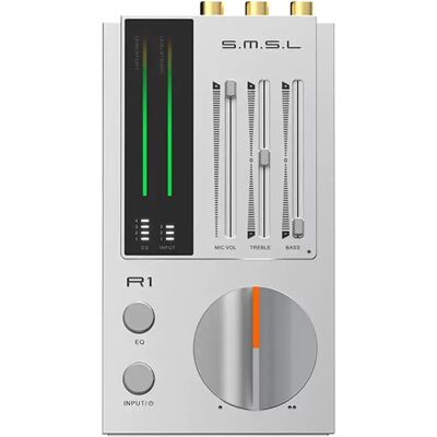SMSL R1 Asztali gaming DAC és fejhallgató-erősítő Ezüst SMSL R1 Asztali gaming DAC és fejhallgató-erősítő Ezüst