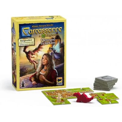 HANS IM GLÜCK Carcassonne társasjáték 3. kiegészítő - A Hercegnő és a sárkány HANS IM GLÜCK Carcassonne társasjáték 3. kiegészítő - A Hercegnő és a sárkány