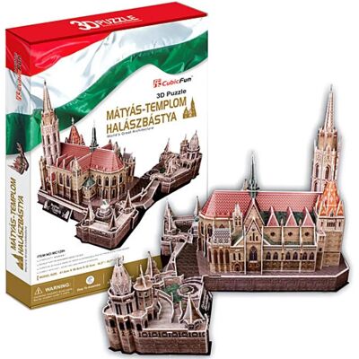 CUBICFUN 3D puzzle játék 176 darabos Mátyás-templom / Halászbástya CUBICFUN 3D puzzle játék 176 darabos Mátyás-templom / Halászbástya