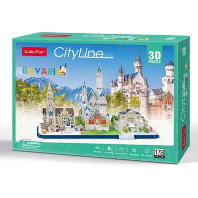 Cubic Fun Bajorország 3D Puzzle Válogatás - 178 Részes Cubic Fun Bajorország 3D Puzzle Válogatás - 178 Részes