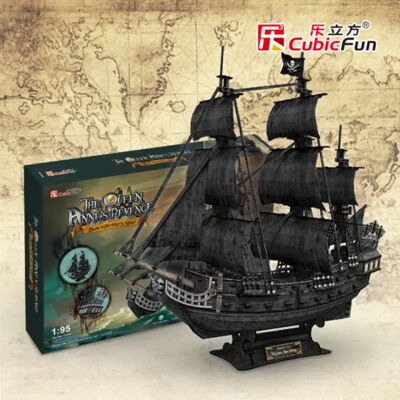 Cubic Fun 3D Puzzle - Queen Anne's Revenge - Vitorlás hajó Cubic Fun 3D Puzzle - Queen Anne's Revenge - Vitorlás hajó