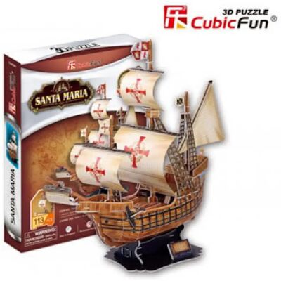 CUBICFUN 3D puzzle játék Santa Maria 3D-T4031 CUBICFUN 3D puzzle játék Santa Maria 3D-T4031