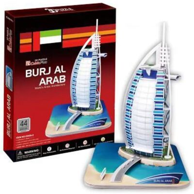 CUBICFUN Burj Al Arab 3D puzzle 44 darabos CUBICFUN Burj Al Arab 3D puzzle 44 darabos