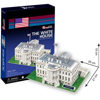 CUBICFUN 3D puzzle játék 65 darabos White House CUBICFUN 3D puzzle játék 65 darabos White House