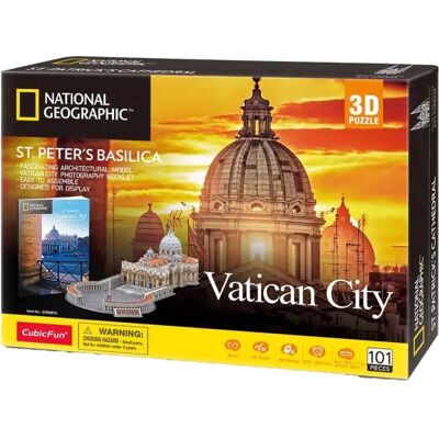 Cubic Fun - 3D puzzle Szent Péter-bazilika 101 darab Cubic Fun - 3D puzzle Szent Péter-bazilika 101 darab