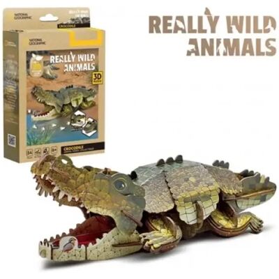 CUBICFUN 3D puzzle játék 54 darabos Krokodil CUBICFUN 3D puzzle játék 54 darabos Krokodil