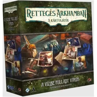 FANTASY FLIGHT GAMES Rettegés Arkhamban - A kártyajáték: A vízbe fulladt város nyomozó kiegészítő FANTASY FLIGHT GAMES Rettegés Arkhamban - A kártyajáték: A vízbe fulladt város nyomozó kiegészítő