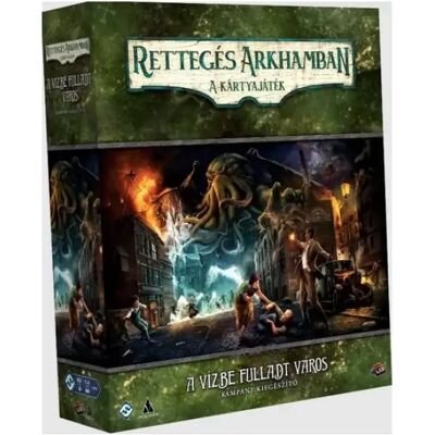 FANTASY FLIGHT GAMES Rettegés Arkhamban - A kártyajáték: A vízbe fulladt város kampány kiegészítő FANTASY FLIGHT GAMES Rettegés Arkhamban - A kártyajáték: A vízbe fulladt város kampány kiegészítő
