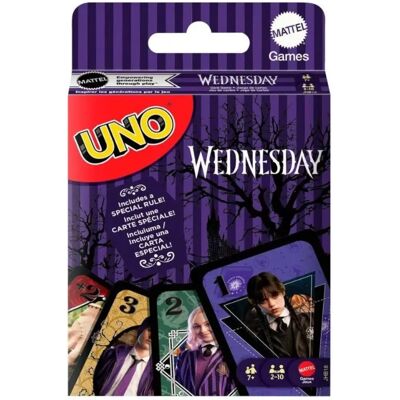 Mattel Uno Wednesday kártyajáték Mattel Uno Wednesday kártyajáték