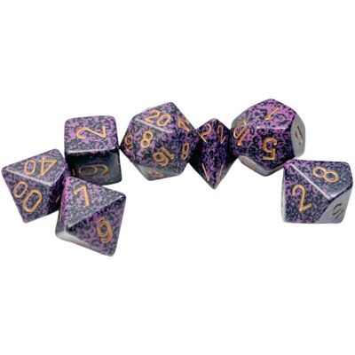 CHESSEX Speckled Polyhedral Hurricane - dobókocka készlet CHESSEX Speckled Polyhedral Hurricane - dobókocka készlet