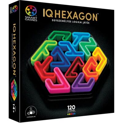 SMART GAMES IQ Deluxe - Hexagon egyszemélyes logikai játék SMART GAMES IQ Deluxe - Hexagon egyszemélyes logikai játék
