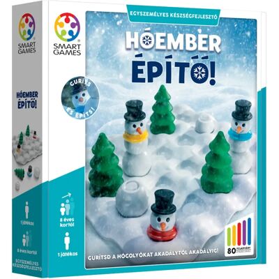 SMART GAMES Hóember építő! egyszemélyes készségfejlesztő SMART GAMES Hóember építő! egyszemélyes készségfejlesztő