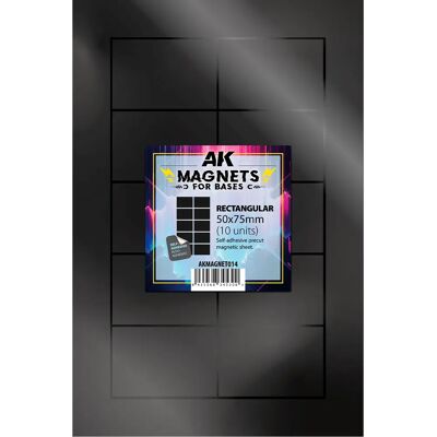 AK INTERACTIVE Téglalap alakú talapzat 50x75mm 10 darabos AK INTERACTIVE Téglalap alakú talapzat 50x75mm 10 darabos