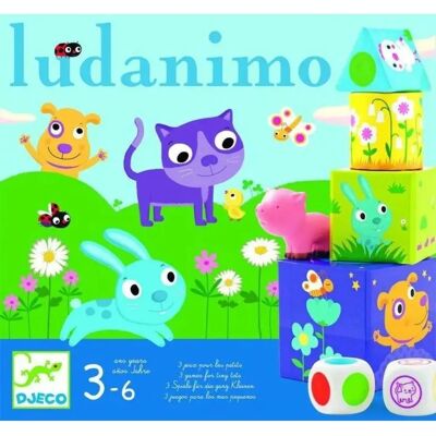 DJECO Ludanimo 3 az egyben társasjáték kicsiknek 8420 DJECO Ludanimo 3 az egyben társasjáték kicsiknek 8420