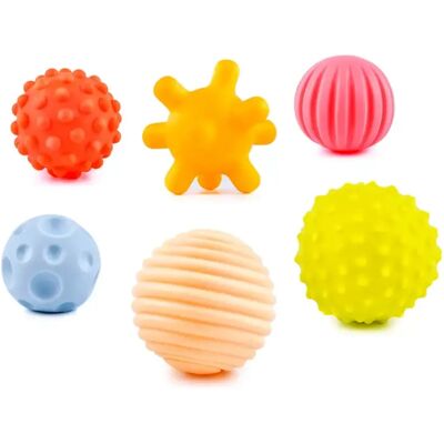 CHIPOLINO Érzékfejlesztő labdák - 6 db CHIPOLINO Érzékfejlesztő labdák - 6 db