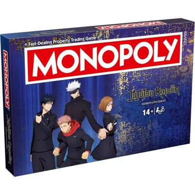 Hasbro Monopoly társasjáték Jujutsu Kaisen kiadás Hasbro Monopoly társasjáték Jujutsu Kaisen kiadás