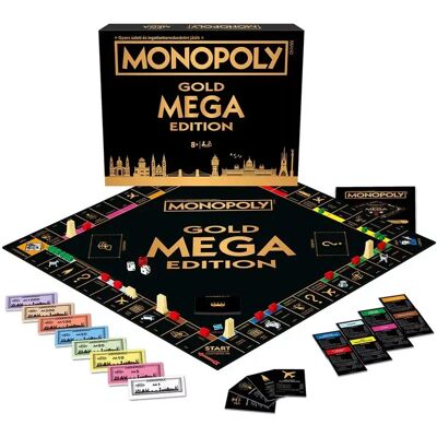 Hasbro Monopoly Mega Gold Hungary társasjáték Hasbro Monopoly Mega Gold Hungary társasjáték