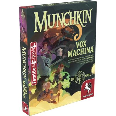 PEGASUS SPIELE Munchkin Vox Machina kártyajáték Német nyelvű 17040G PEGASUS SPIELE Munchkin Vox Machina kártyajáték Német nyelvű 17040G