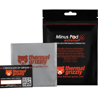 THERMAL GRIZZLY Minus Pad Extreme 2 hővezető pad 100x100x0.5mm TG-MP-E2-100-100-05 THERMAL GRIZZLY Minus Pad Extreme 2 hővezető pad 100x100x0.5mm TG-MP-E2-100-100-05