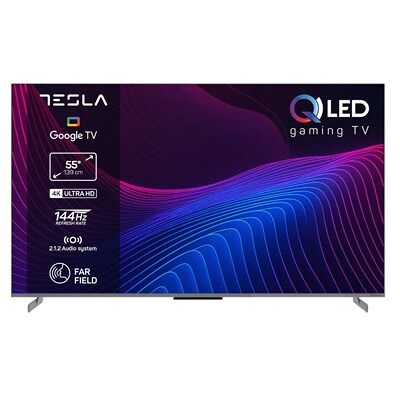 Tesla TV 55" 4K UHD Google SMART QLED 144hz G55S949GUS Tesla TV 55" 4K UHD Google SMART QLED 144hz G55S949GUS