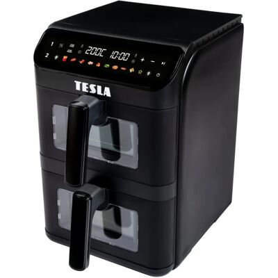 TESLA AirCook DualZone Q670 XXL - Forrólevegős fritőz TESLA AirCook DualZone Q670 XXL - Forrólevegős fritőz