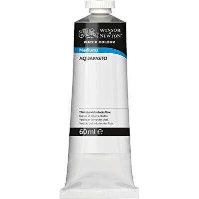 Winsor & Newton 3019758 Aquapasto Aquarell verdickungsmitte, reduziert den Farbluss und Verlauf, glanzsteigernd und wasseranlösbar 60ml Tube Winsor & Newton 3019758 Aquapasto Aquarell verdickungsmitte, reduziert den Farbluss und Verlauf, glanzsteigernd und wasseranlösbar 60ml Tube