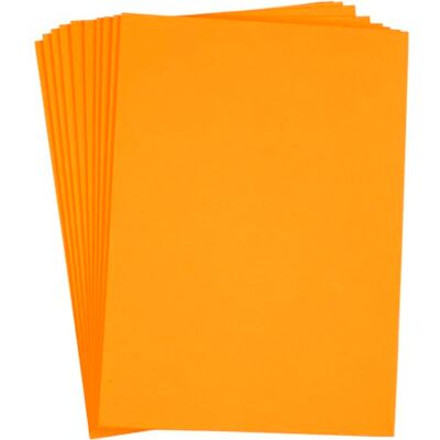 Creativ EVA-Schaumstoffplatten, Größe A4, 21 x 30 cm, Stärke von 2 mm, orange, 10 Platten Creativ EVA-Schaumstoffplatten, Größe A4, 21 x 30 cm, Stärke von 2 mm, orange, 10 Platten