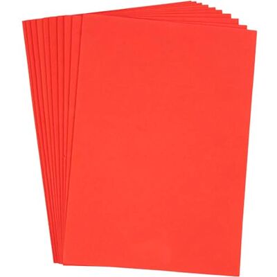 Creativ Moosgummibögen 79044, A4, 21 x 30 cm, Stärke: 2 mm, rot, 10 Bögen Creativ Moosgummibögen 79044, A4, 21 x 30 cm, Stärke: 2 mm, rot, 10 Bögen