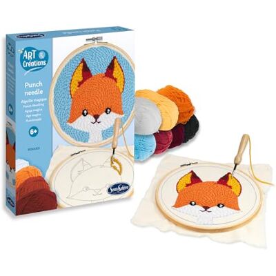 Sentosphere Sentosphère Punch Needle Fuchs Kreativset für Kinder Sticheinführung ab 6 Jahren Stickbild Entspannung und Präzision 20552 Sentosphere Sentosphère Punch Needle Fuchs Kreativset für Kinder Sticheinführung ab 6 Jahren Stickbild Entspannung und Präzision 20552