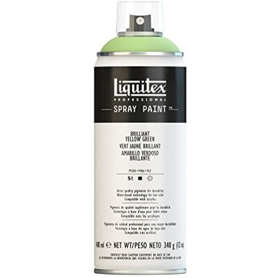 Liquitex 4450840 Professional Acryl Spraydose 400ml – Gelb Grün brillant – Lichtecht, frostbeständig, mattes Finish, für Innen- & Außenbereich Liquitex 4450840 Professional Acryl Spraydose 400ml – Gelb Grün brillant – Lichtecht, frostbeständig, mattes Finish, für Innen- & Außenbereich