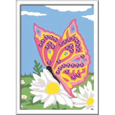 Ravensburger CreArt Schmetterling Malen nach Zahlen ab 7 Jahre Malset mit Rahmen, Pinsel und Acrylfarben, Geschenk für Mädchen und Jungen Ravensburger CreArt Schmetterling Malen nach Zahlen ab 7 Jahre Malset mit Rahmen, Pinsel und Acrylfarben, Geschenk für Mädchen und Jungen