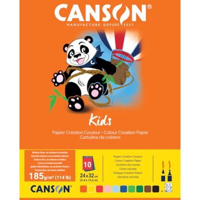 Canson 400015601 Hobby, farbiges Papier, 24 x 32 cm, sortiert Canson 400015601 Hobby, farbiges Papier, 24 x 32 cm, sortiert