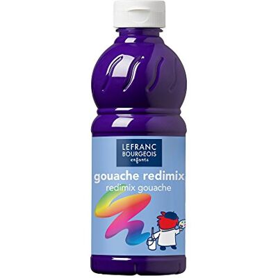 Lefranc Bourgeois 188030 Redimix Tempera Farbe Violett 1000 ml – Flüssige Gouachefarbe, hohe Deckkraft, wasserbasiert Lefranc Bourgeois 188030 Redimix Tempera Farbe Violett 1000 ml – Flüssige Gouachefarbe, hohe Deckkraft, wasserbasiert