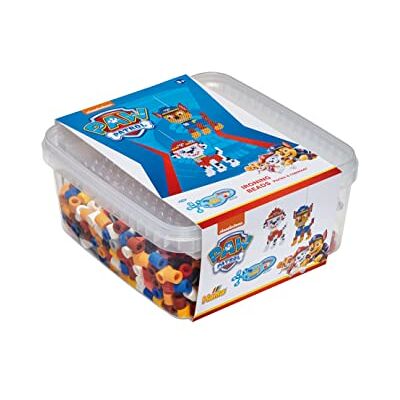 Hama Perlen 8752 Bügelperlen Paw Patrol, Geschenkbox mit ca. 900 Maxi-Perlen, 10 mm Durchmesser, für Kinder ab 3 Jahren Hama Perlen 8752 Bügelperlen Paw Patrol, Geschenkbox mit ca. 900 Maxi-Perlen, 10 mm Durchmesser, für Kinder ab 3 Jahren