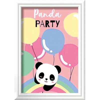 Ravensburger CreArt 20056 Panda Party Malen nach Zahlen für Kinder ab 7 Jahre, Malset mit Rahmen, Pinsel und Acrylfarben, Geschenk für Mädchen und Jungen Ravensburger CreArt 20056 Panda Party Malen nach Zahlen für Kinder ab 7 Jahre, Malset mit Rahmen, Pinsel und Acrylfarben, Geschenk für Mädchen und Jungen