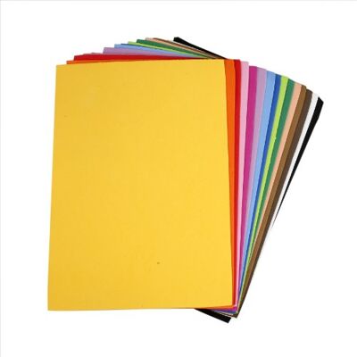 Creativ EVA-Schaum-Platten A4 21 x 30 cm 2 mm dick 30 Stück farblich sortiert Creativ EVA-Schaum-Platten A4 21 x 30 cm 2 mm dick 30 Stück farblich sortiert