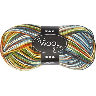 Creativ Sockenwolle, L: 200 m, multi color harmony, 50 g Creativ Sockenwolle, L: 200 m, multi color harmony, 50 g