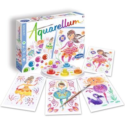 Sentosphere Aquarellum Junior, Malset für Kinder, Ballerinas, Bastelset, Kreativ-Set, DIY Sentosphere Aquarellum Junior, Malset für Kinder, Ballerinas, Bastelset, Kreativ-Set, DIY