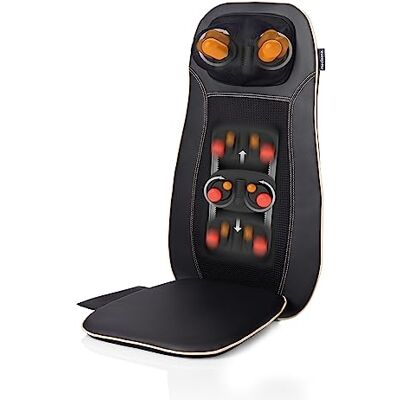 Medisana MCN Shiatsu Massagesitzauflage, Rückenmassage & Nackenmassage Massagematte mit Wärmefunktion, 3 Intensitäten, Rückenmassagegerät mit Rotlichtfunktion, für zu Hause & das Büro Medisana MCN Shiatsu Massagesitzauflage, Rückenmassage & Nackenmassage Massagematte mit Wärmefunktion, 3 Intensitäten, Rückenmassagegerät mit Rotlichtfunktion, für zu Hause & das Büro