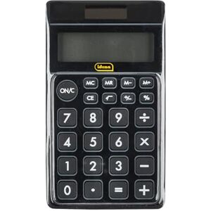Idena 505126 Taschenrechner TR 800, solarbetrieben, 8-stelliges Display, schwarz, 1 Stück Idena 505126 Taschenrechner TR 800, solarbetrieben, 8-stelliges Display, schwarz, 1 Stück