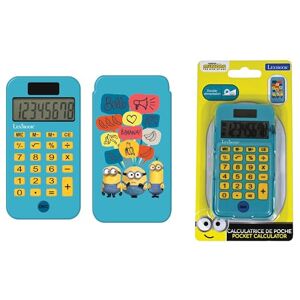 Lexibook Taschenrechner Ich Einfach Unverbesserlich Minions, Klassische und komplexe Rechenfunktionen, starre Schutzhülle, mit Akku, Blau / Gelb, C45DES Lexibook Taschenrechner Ich Einfach Unverbesserlich Minions, Klassische und komplexe Rechenfunktionen, starre Schutzhülle, mit Akku, Blau / Gelb, C45DES