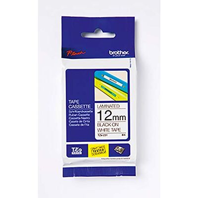 Brother Original P-touch Schriftband TZe-535 12 mm, weiß auf blau (kompatibel u.a. mit P-touch PT-H100LB/R, -H105, -E100/VP, -D200/BW/VP, -D210/VP) Brother Original P-touch Schriftband TZe-535 12 mm, weiß auf blau (kompatibel u.a. mit P-touch PT-H100LB/R, -H105, -E100/VP, -D200/BW/VP, -D210/VP)
