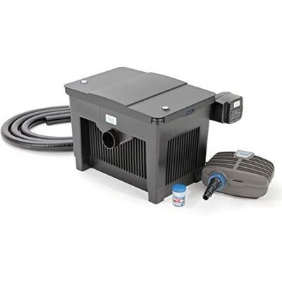 Oase 56777 Durchlauffilter BioSmart Set 18000 geeignet für Teiche bis 18 m³, Filtersystem, Filterkomplettset, inkl Filtermaterial, Teichpumpe und UVC Klärer Oase 56777 Durchlauffilter BioSmart Set 18000 geeignet für Teiche bis 18 m³, Filtersystem, Filterkomplettset, inkl Filtermaterial, Teichpumpe und UVC Klärer