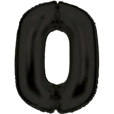 amscan Große Zahl 0 Silk Lustre schwarz Folienballon N34 verpackt 86 cm amscan Große Zahl 0 Silk Lustre schwarz Folienballon N34 verpackt 86 cm