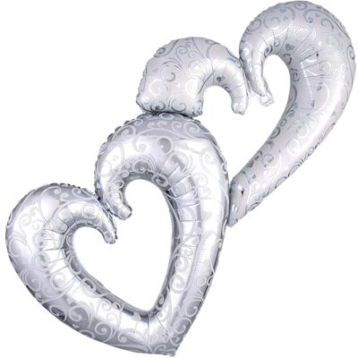 amscan 3130201 Multib: Interlock Hearts Silve amscan 3130201 Multib: Interlock Hearts Silve
