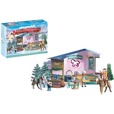 Playmobil Adventskalendar Horses of Waterfall Weihnachtsbacken im Reitcafé Adventskalender für Pferdefans Mit täglichen Überraschungen & Zubehör Für Kinder ab 4 Jahren 71952 Playmobil Adventskalendar Horses of Waterfall Weihnachtsbacken im Reitcafé Adventskalender für Pferdefans Mit täglichen Überraschungen & Zubehör Für Kinder ab 4 Jahren 71952