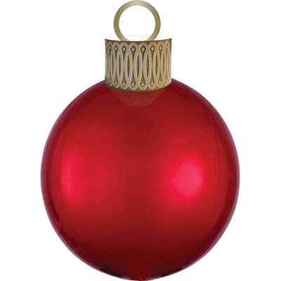 amscan 4040401 Orbz XL Folienballon Ornament Weihnachtskugel, 38 x 50 cm, Rot, Weihnachten, Heliumballon, Party, Dekoration, Xmas, Christmas, Baumschmuck, 20 amscan 4040401 Orbz XL Folienballon Ornament Weihnachtskugel, 38 x 50 cm, Rot, Weihnachten, Heliumballon, Party, Dekoration, Xmas, Christmas, Baumschmuck, 20