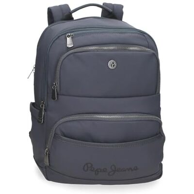 Pepe Jeans Corin Rucksack für Laptop, 39,6 cm (15,6 Zoll), Grau, 29 x 40 x 14 cm, Polyester und PU, 18,48 l, grau, Talla única, Laptop-Rucksack Pepe Jeans Corin Rucksack für Laptop, 39,6 cm (15,6 Zoll), Grau, 29 x 40 x 14 cm, Polyester und PU, 18,48 l, grau, Talla única, Laptop-Rucksack