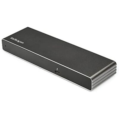 StarTech .com Thunderbolt 3 Dockingstation Mac & Windows Dual 4K 60Hz 85W PD Notebook Dock TB3 - StarTech .com Thunderbolt 3 Dockingstation Mac & Windows Dual 4K 60Hz 85W PD Notebook Dock TB3 -