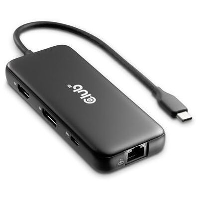 Club 3D CSV-2551 8-1 Tragbare USB Type-C® Dock 10 Gbit/s auf HDMI™ und DisplayPort™ 8K30Hz PD Max.100Watt Club 3D CSV-2551 8-1 Tragbare USB Type-C® Dock 10 Gbit/s auf HDMI™ und DisplayPort™ 8K30Hz PD Max.100Watt